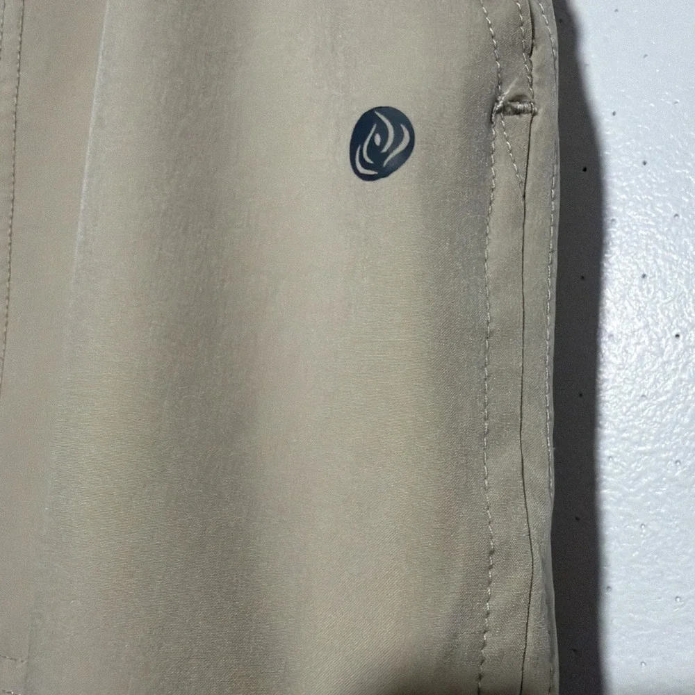 Apana Women's Beige Cargo Jogger Casual Stretch Pants Size Medium